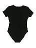 Unbranded Solid Black Bodysuit Size M - photo 2