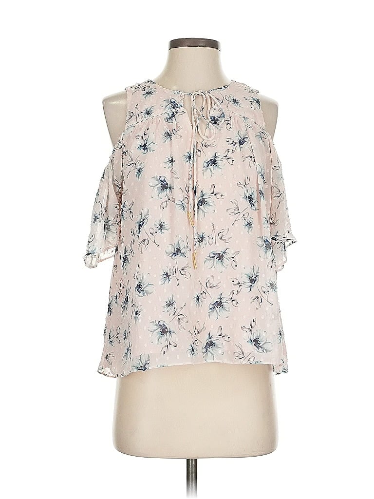 Pre-owned Moon River Sleeveless Blouse In Pink