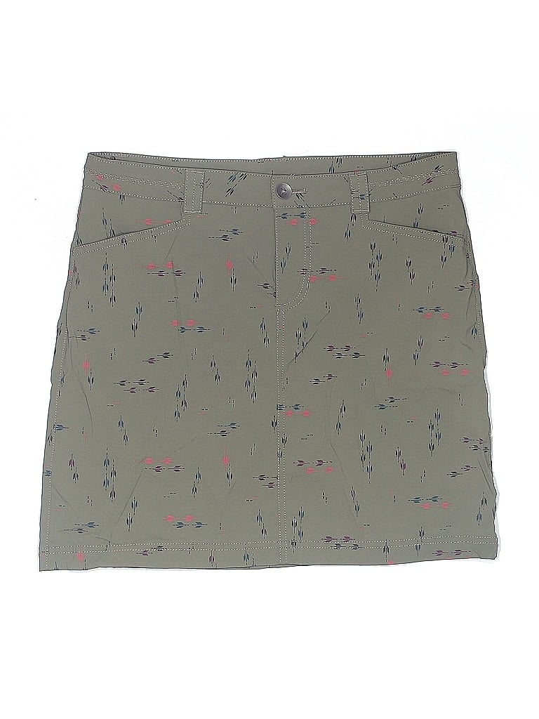 Pre-owned Eddie Bauer Casual Skirt In Gray