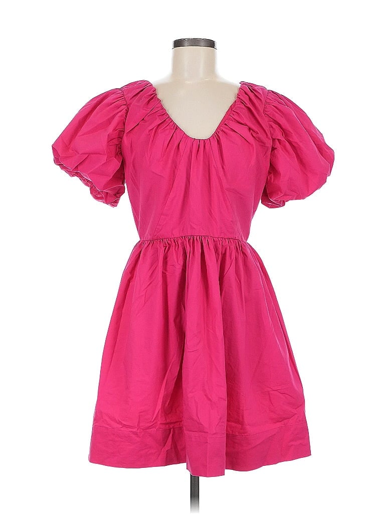 Pre-owned Express Short Sleeve Top Pink Sweetheart Neckline Tops