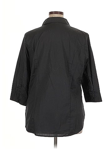 Riders by Lee 3/4 Sleeve Button-Down Shirt (view 2)