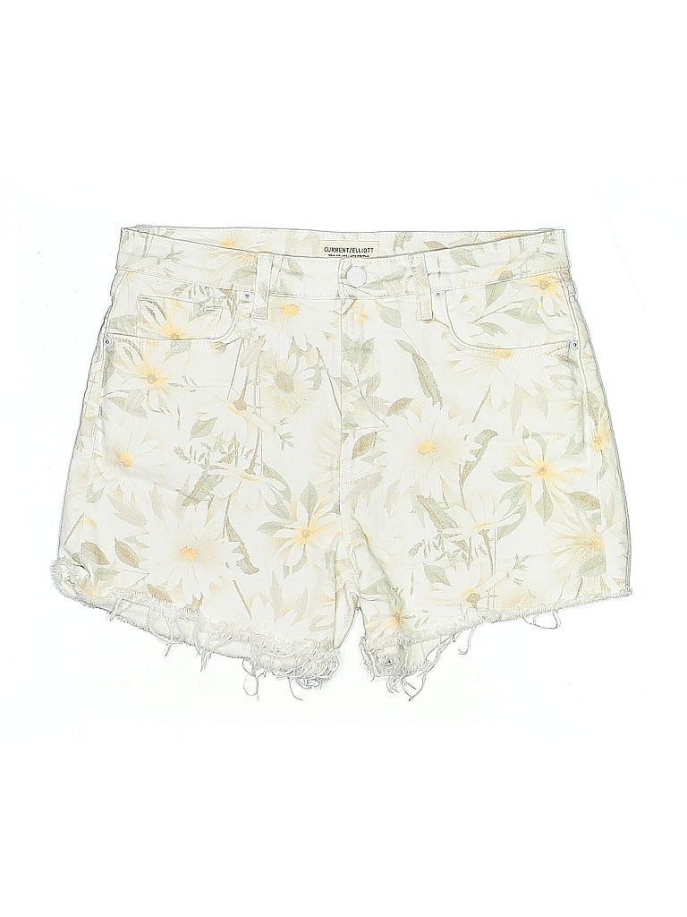 Pre-owned Current Elliott Shorts In White