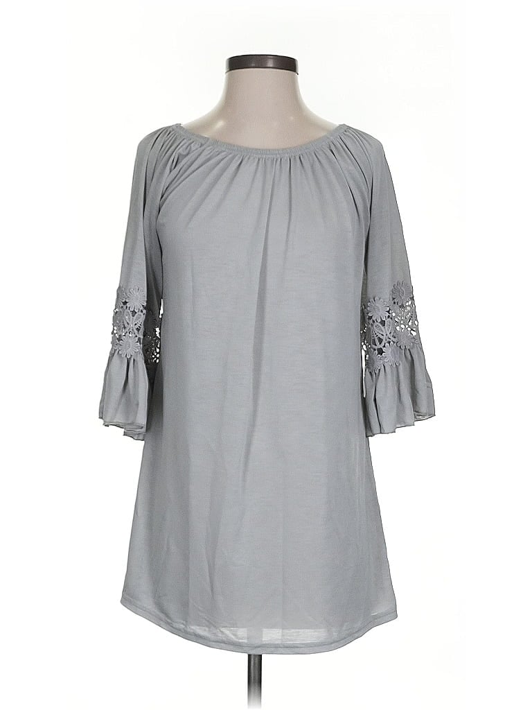 WIN WIN Pre-owned Casual Dress In Gray