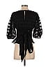 Lenon 100% Polyester Black 3/4 Sleeve Blouse Size XS - photo 2