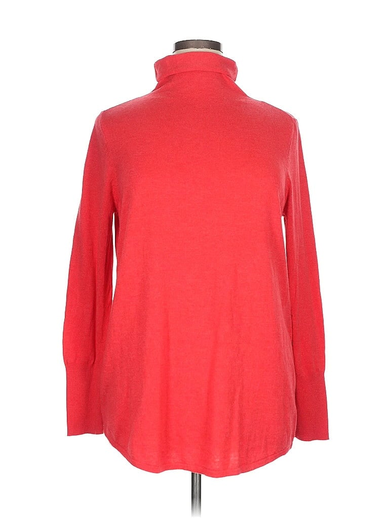 Click to view more detailed imagery on our partner's website Pre-owned Nic + Zoe Turtleneck Sweater In Red