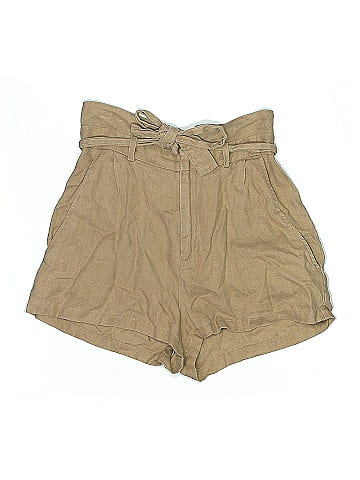 Reformation Khaki Shorts (view 1)