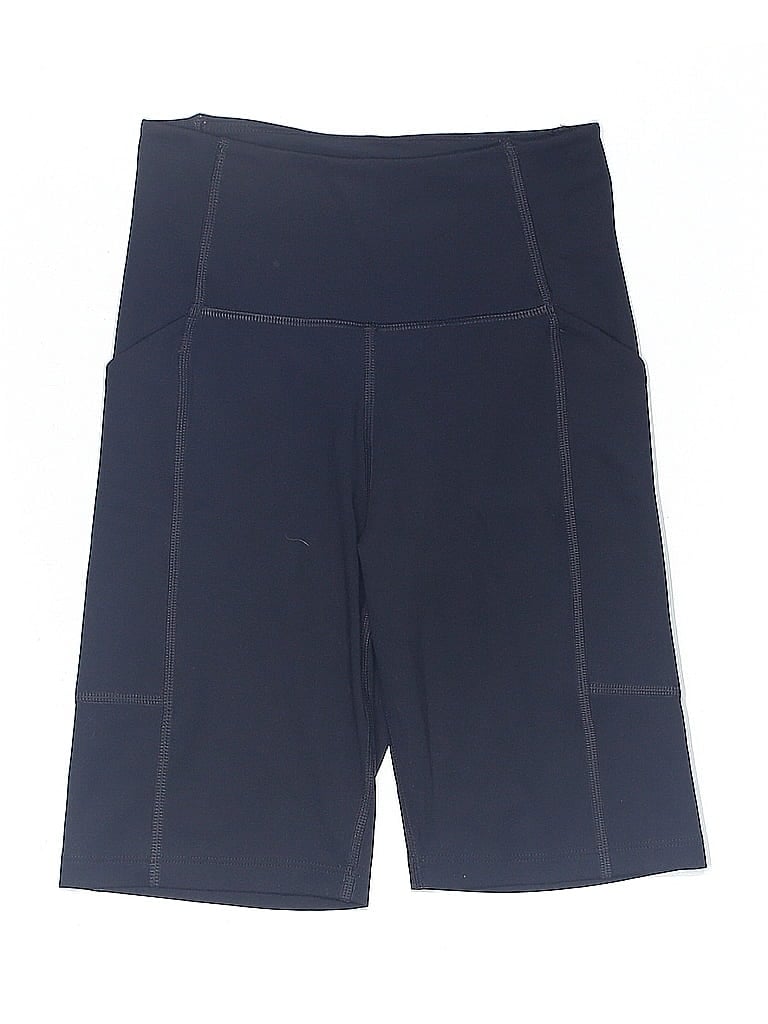 Pre-owned Girlfriend Collective Athletic Shorts In Blue