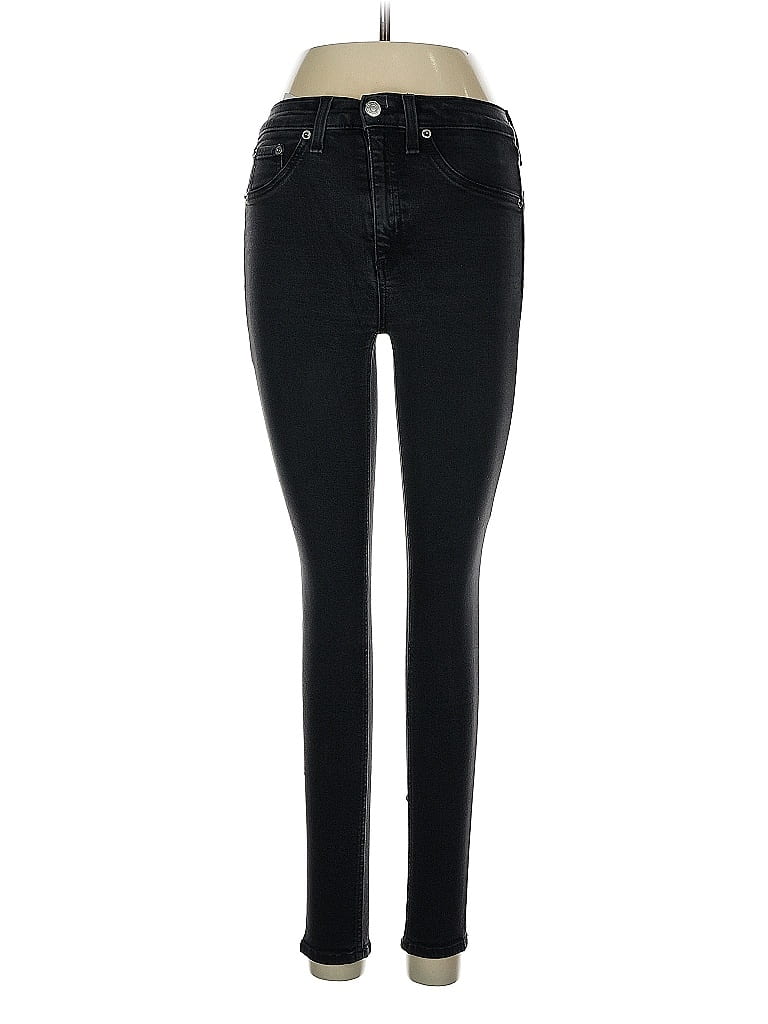 Pre-owned Rag & Bone Jeggings In Black