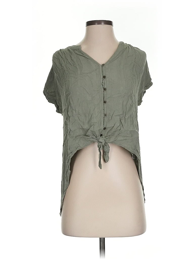 Pre-owned Universal Thread Sleeveless Blouse In Green