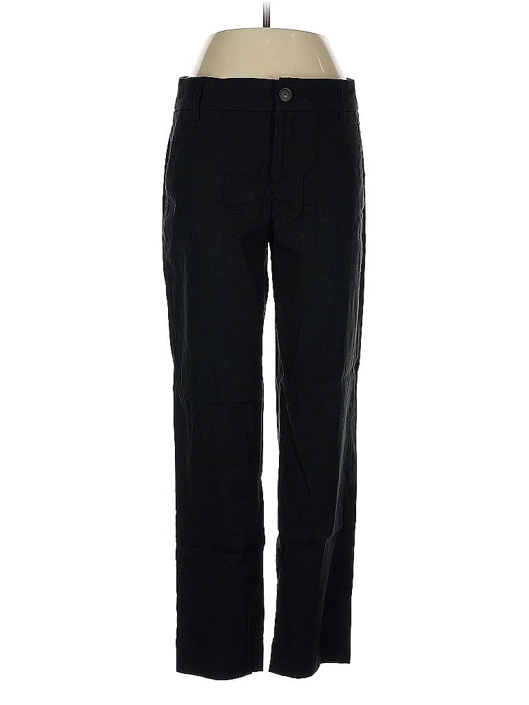 Pre-owned Vince Linen Pants In Black