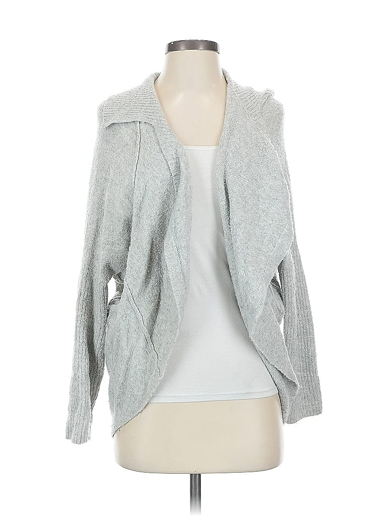 Pre-owned Lou & Grey Cardigan Sweater In Gray