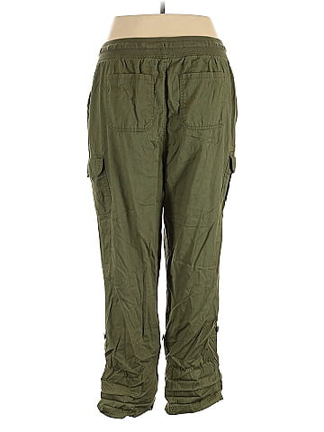 Woman Within Cargo Pants (view 2)