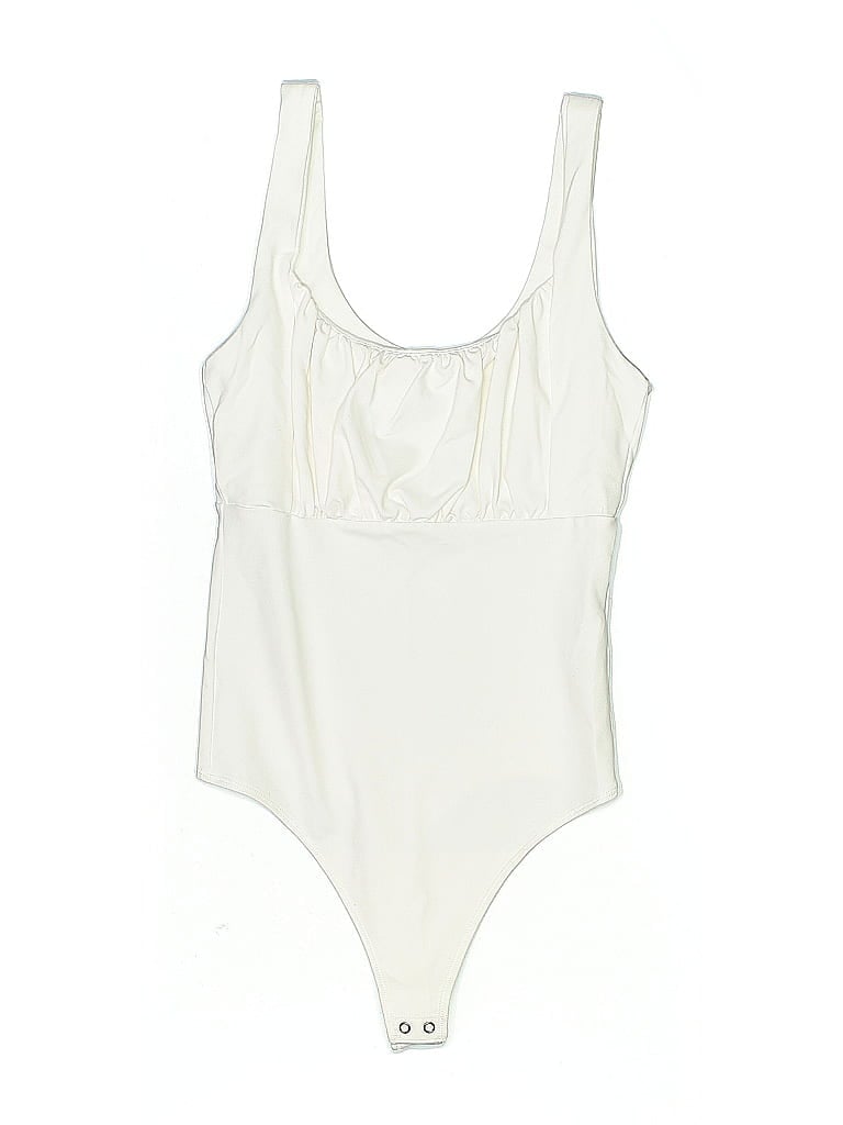 Pre-owned Abercrombie & Fitch Bodysuit In White