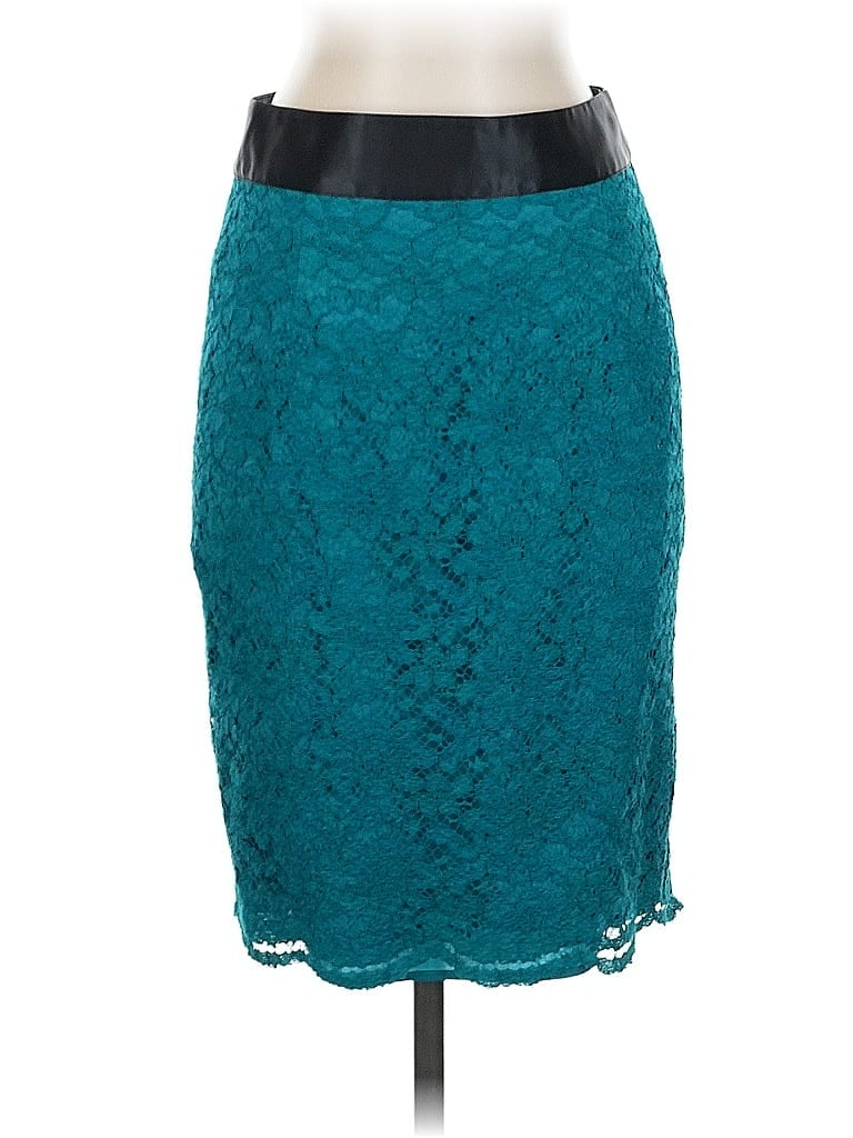 Pre-owned Banana Republic L'wren Scott Formal Skirt In Blue