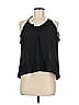 Lily White 100% Polyester Black Sleeveless Blouse Size M - photo 1