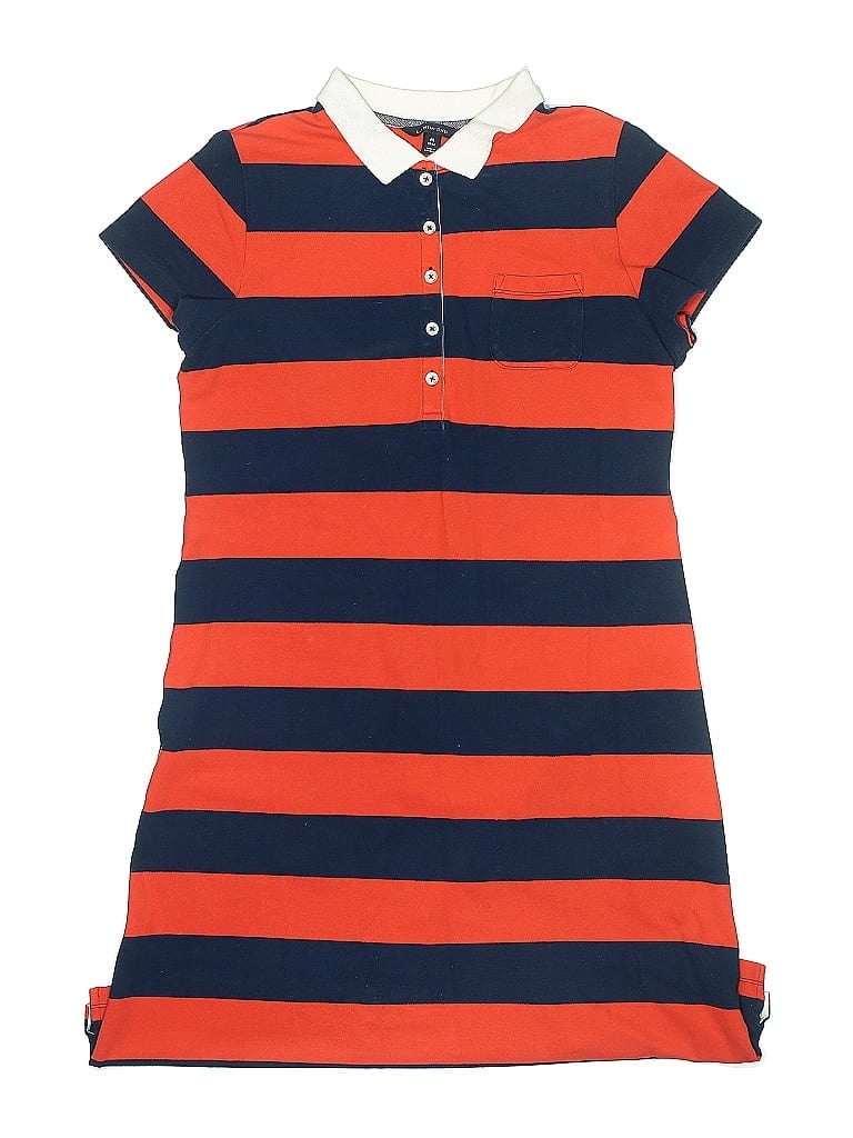 Pre-owned Lands' End Kids'  Dress In Orange