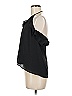 Lily White 100% Polyester Black Sleeveless Blouse Size M - photo 5