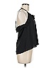 Lily White 100% Polyester Black Sleeveless Blouse Size M - photo 4