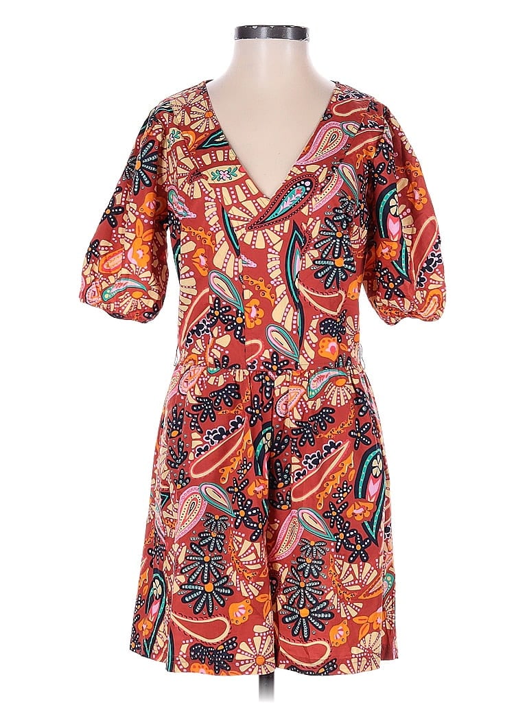 Pre-owned Rachel Zoe Tjx Romper In Orange