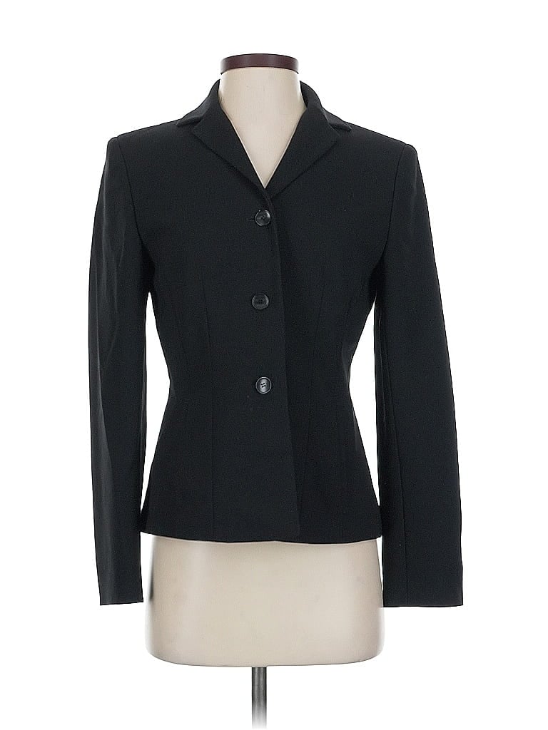 Pre-owned Ann Taylor Blazer Jacket In Black