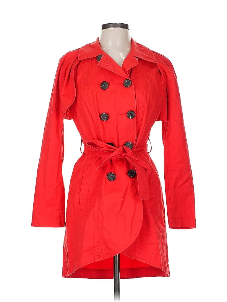 Pre-owned Cabi Trenchcoat In Red