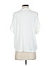 Always Indigo 100% Rayon White Short Sleeve Henley Size S - photo 2