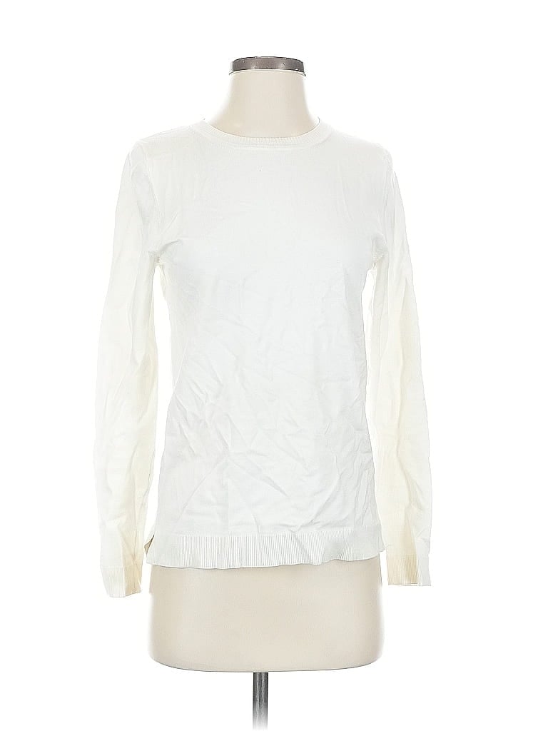 Click to view more detailed imagery on our partner's website Pre-owned 525 America Long Sleeve Top White Crew Neck Tops