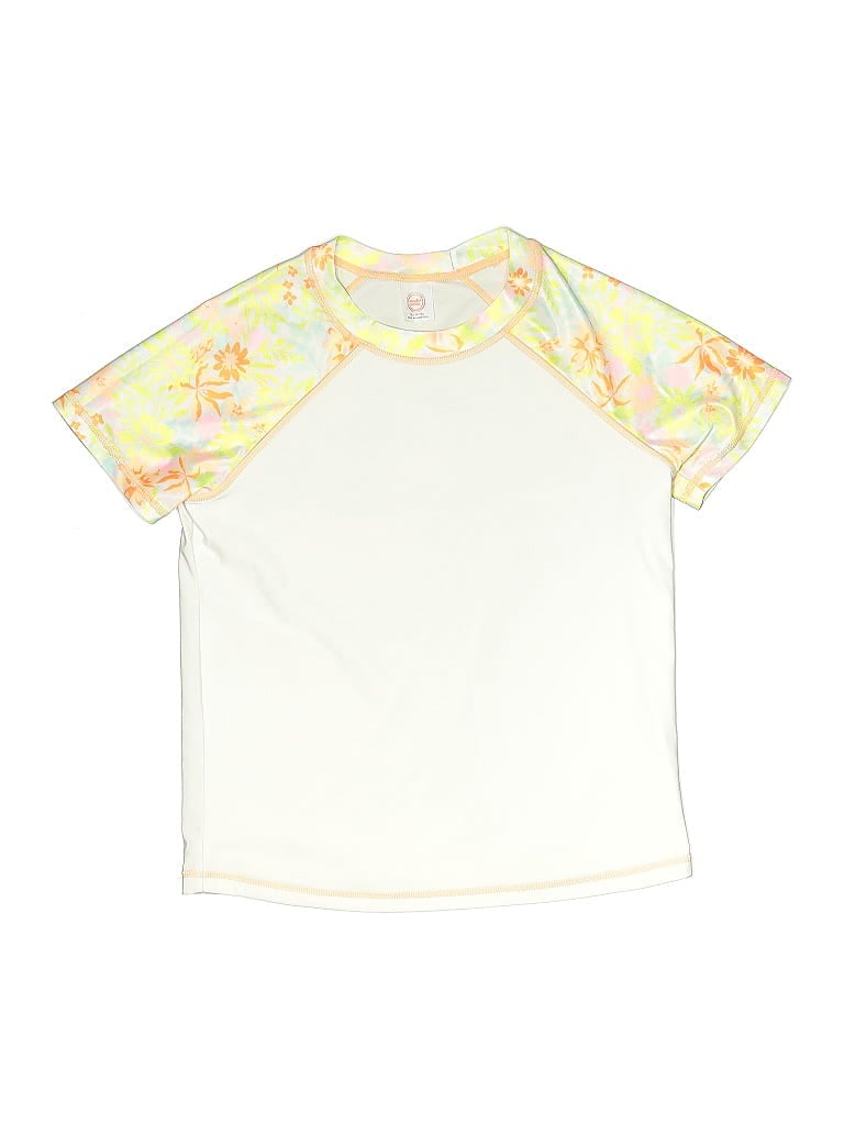 Click to view more detailed imagery on our partner's website Pre-owned Wonder Nation Kids' Rash Guard In White