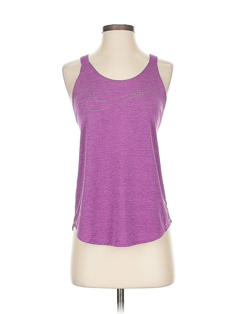 Pre-owned Nike Active Tank Top In Purple