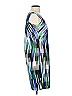 DressBarn Graphic Blue Cocktail Dress Size 4 - photo 4