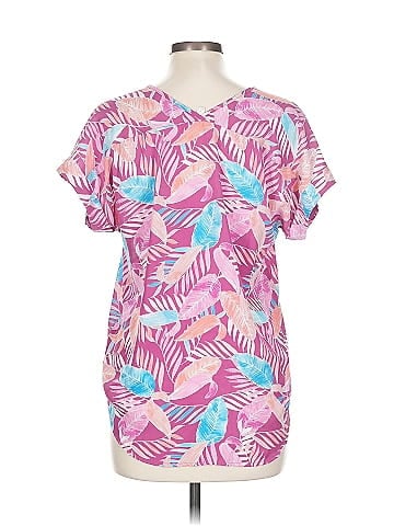 Pink Rose Short Sleeve Blouse (view 2)