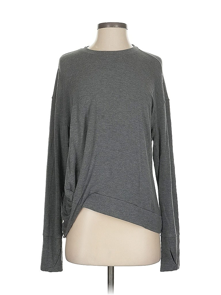 Pre-owned All In Motion Pullover Sweater In Gray
