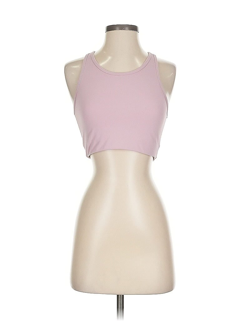 Pre-owned Core 10 Tank Top Pink Halter Neckline Tops