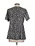 D&Co. Animal Print Gray Short Sleeve Top Size S - photo 2