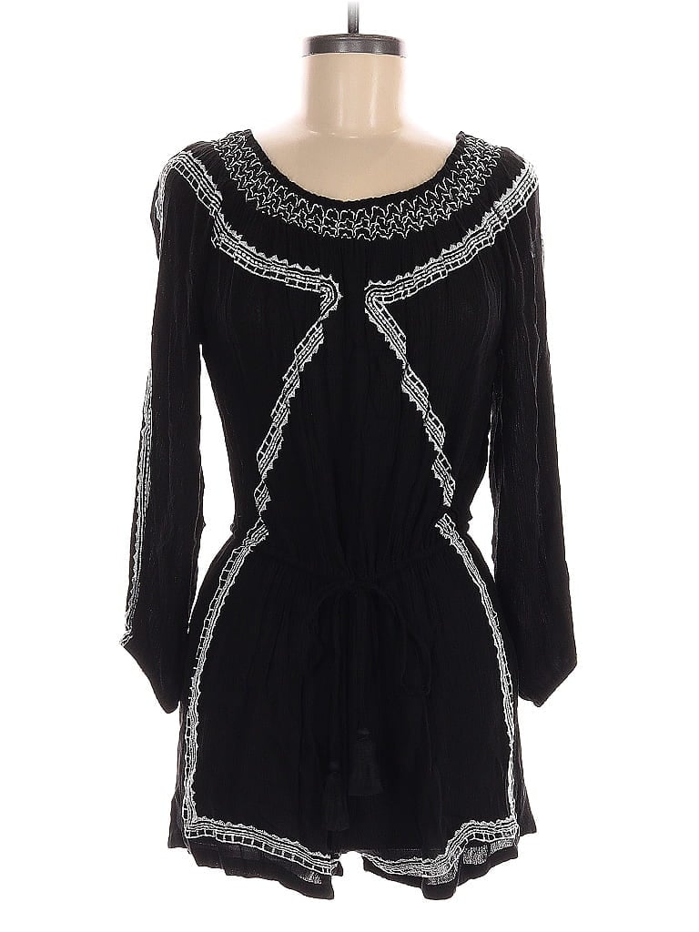 Pre-owned Blue Island Romper In Black