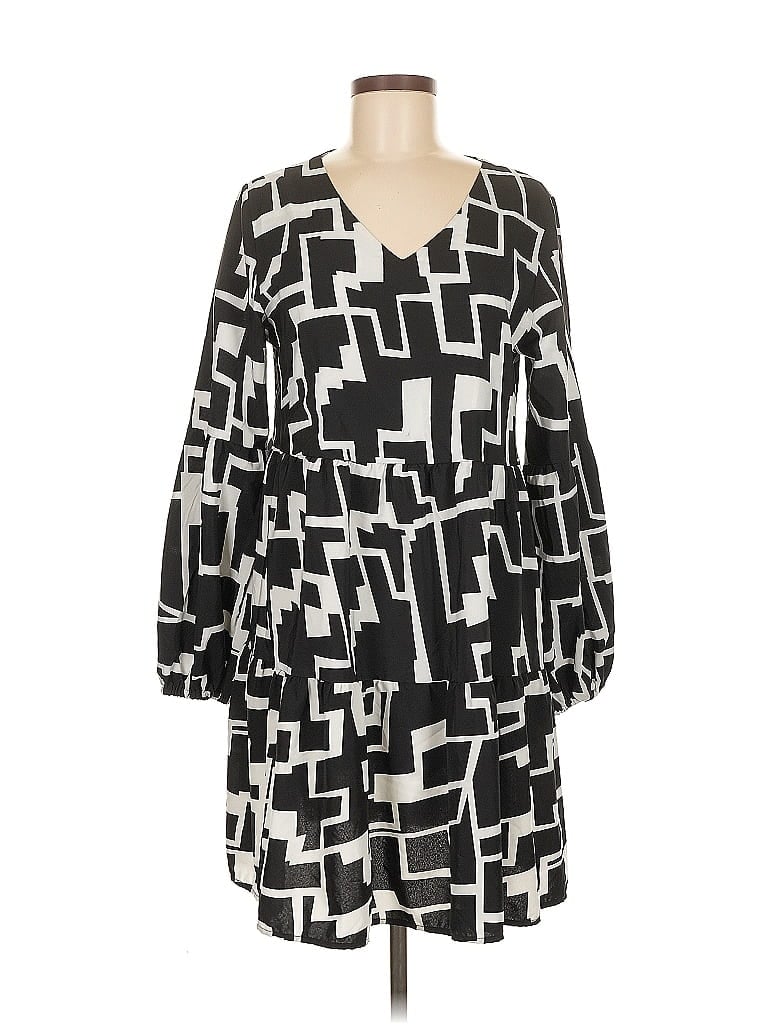 Pre-owned Unbranded Casual Dress In Black