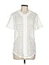 Assorted Brands 100% Polyester White Short Sleeve Blouse Size M - photo 1
