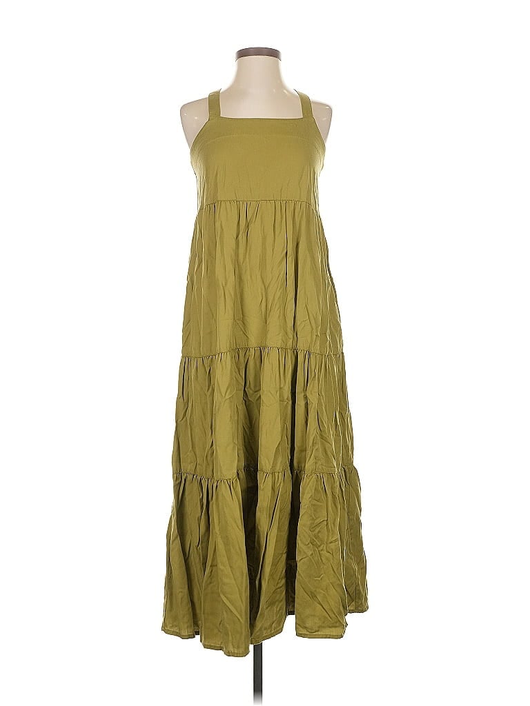 Pre-owned The Drop Casual Dress In Green