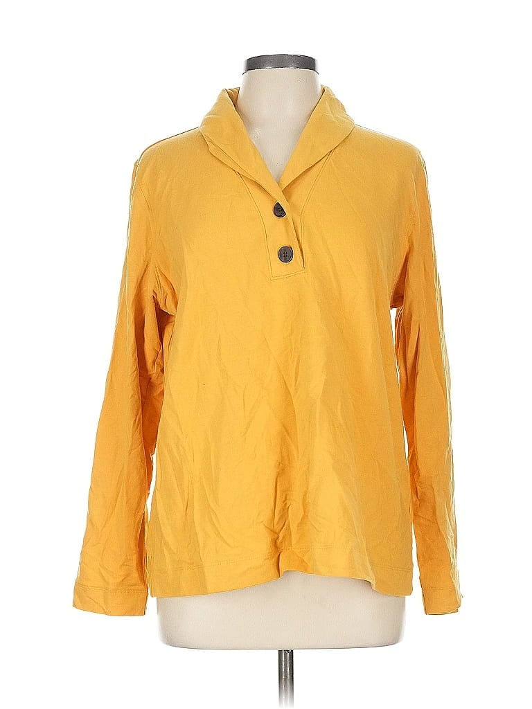Click to view more detailed imagery on our partner's website Pre-owned Purejill Long Sleeve Blouse In Yellow