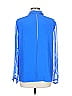 Elie Tahari Color Block Blue Long Sleeve Blouse Size L - photo 2