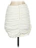 Zara 100% Polyester Solid Ivory Casual Skirt Size S - photo 2