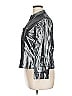 Ruby Rd. Metallic Silver 3/4 Sleeve Button-Down Shirt Size 14 (petite) - photo 5