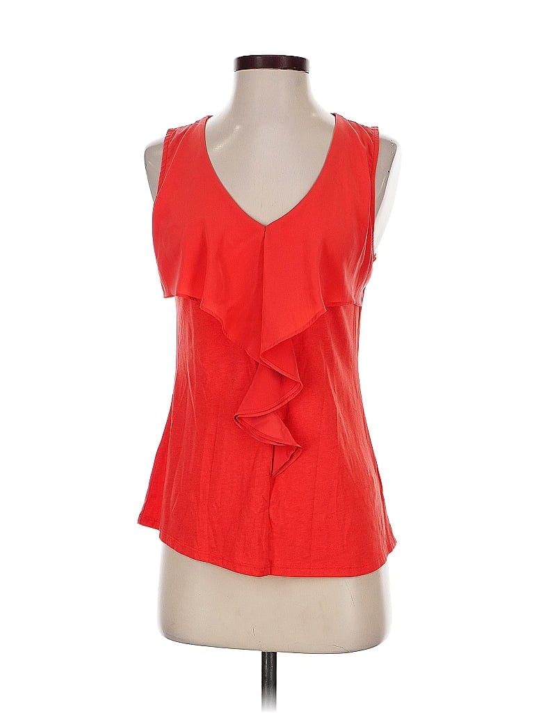 Pre-owned Deletta Sleeveless Blouse In Red