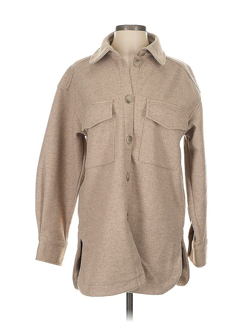Pre-owned H&m Coat In Brown