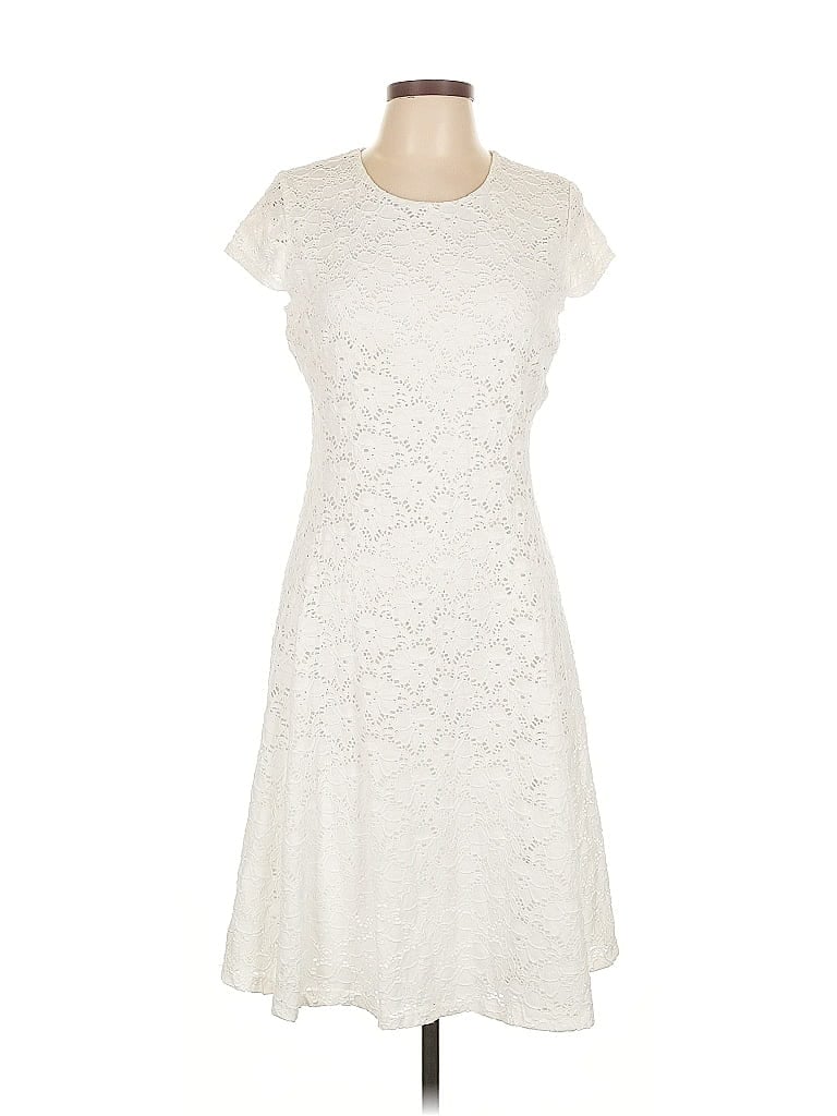 Pre-owned Alfani Casual Dress In White