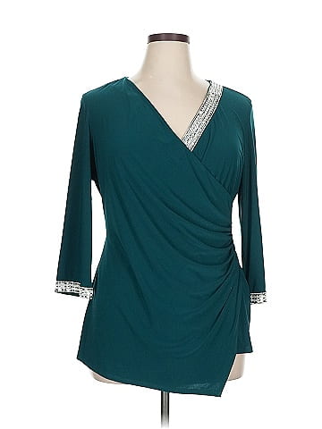 MSK 3/4 Sleeve Top (view 1)