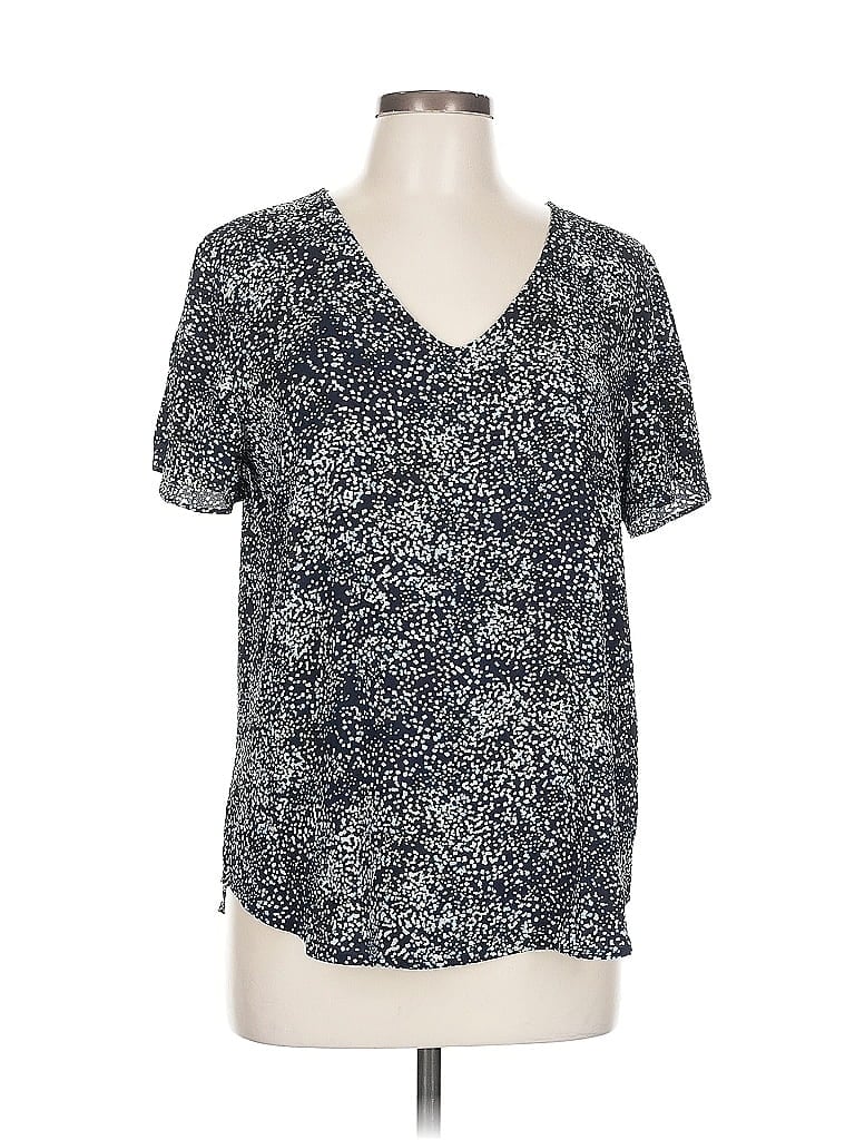 41HAWTHORN Pre-owned Short Sleeve Blouse In Blue