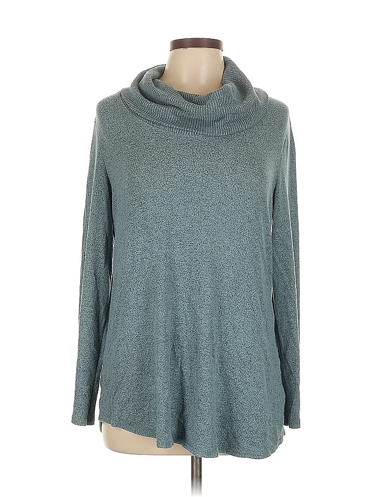 Pre-owned Apt. 9 Long Sleeve Turtleneck In Blue