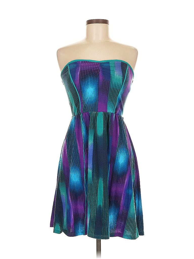 Pre-owned Xhilaration Cocktail Dress In Blue