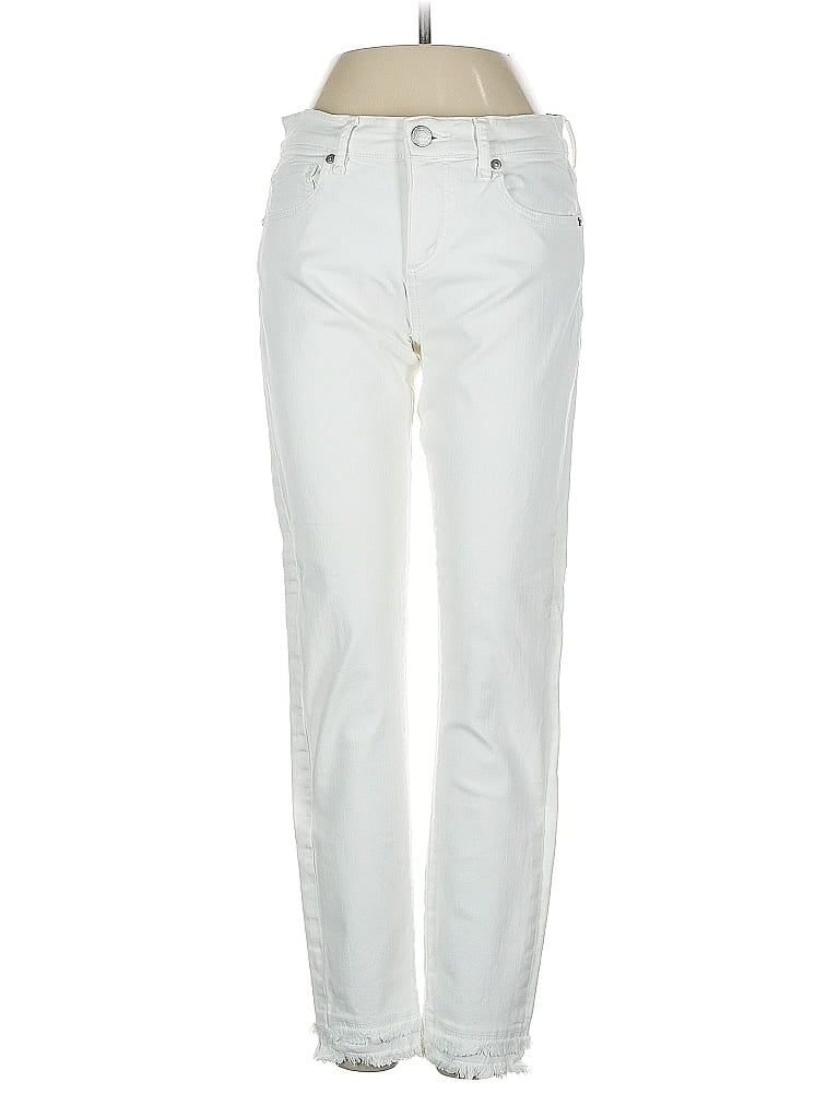 Pre-owned Ann Taylor Loft Jeans In White